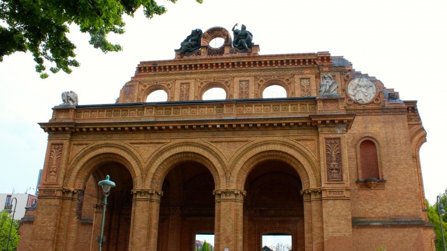 the old Anhalter Bahnhof the old Anhalter Bahnhof